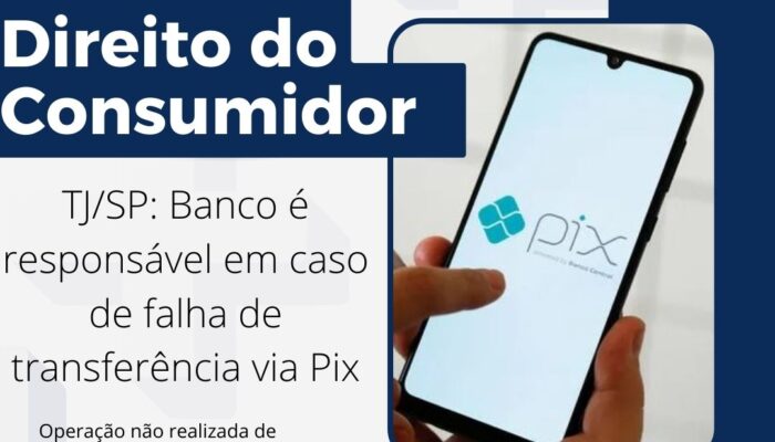 banco é responsável por falha pix